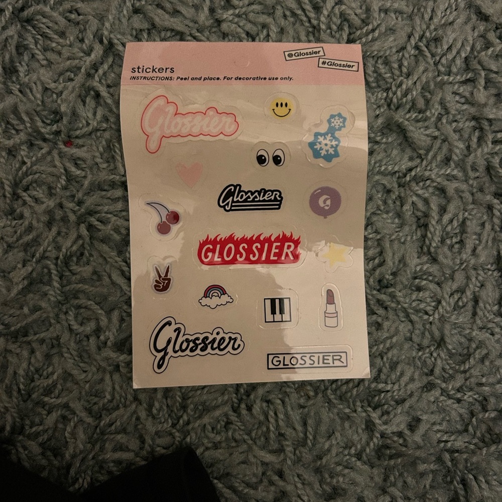 Glossier Vibrant Sticker Collection